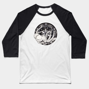 Ollie the Octopus Mandala Baseball T-Shirt